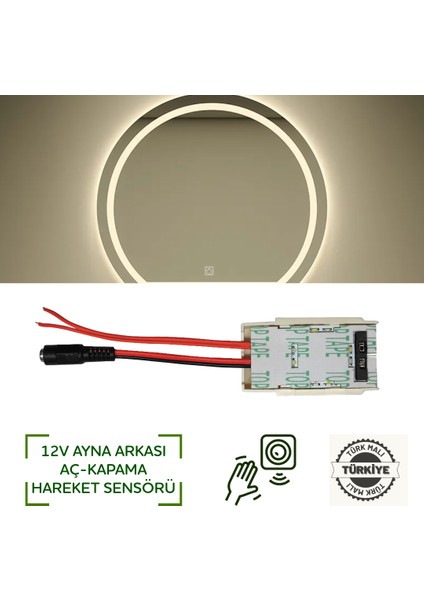 Ayna Arkası Işık Aç-Kapa 12V Hareket Sensörü fiyatları