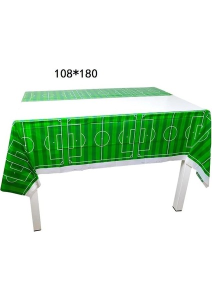 Hediye Çantası 10 Adet Futbol Futbol Tema Çocuk Doğum Günü Partisi Dekorasyon Seti Bardak, Tabak ve Saman Bunting Yağma Çanta Havlu Parti (Yurt Dışından) modelleri