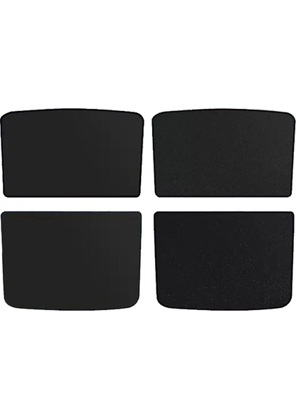 Model Y Için 2 Takım Araba Cam Tavan Güneşliği Anti Uv Işık Güneşliği-Siyah (Yurt Dışından)