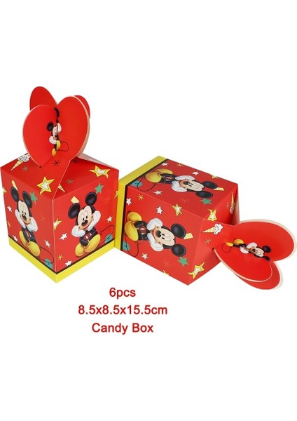 Bardak-10 Adet Yeni Disney Mickey Mouse Çocuk Doğum Günü Partisi Süslemeleri Çanta Balon Kağıt Bardaklar Plaka Bebek Duş Tek Kullanımlık Sofra Malzemeleri (Yurt Dışından) indirimleri