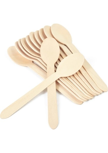 60PCS-SPOON-16CM Tek Kullanımlık Tahta Kaşık Çatal Bıçak Çatal Seti Rustik Düğün Doğum Günü Partisi Sofra Dekorasyon Malzemeleri Tatlı Kek Kaşık (Yurt Dışından) modelleri