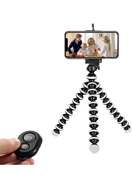 WK033-2 Mini Ahtapot Tripod Tutucu Akıllı Telefon Spor Kamera Klipsli Standı Cep Telefonu Tripod Dslr Kameralar Için Gorillapod Gopro iPhone (Yurt Dışından)