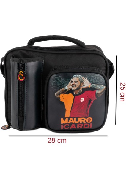 2 Bölmeli Mauro Icardi Suni Deri Matara Cepli Beslenme Çantası ( 25592) fiyatları