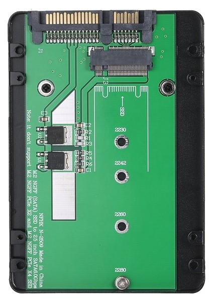 Siyah Metal SSD Muhafaza M.2 Ngff SSD - 22PIN 2.5" (Yurt Dışından) indirimleri