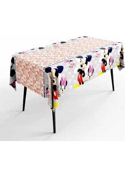Araba-1 Paket Disney Mickey Mouse Doğum Günü Partisi Dekorasyon Mickey Masa Örtüsü Tek Kullanımlık Sofra Minnie Masa Örtüsü Dondurulmuş Çocuk Parti Kaynağı (Yurt Dışından) indirimleri