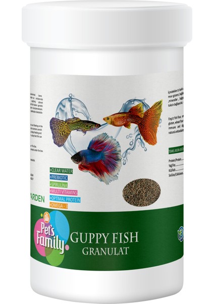 Guppy Fısh Granulat 100 ml /50 gr