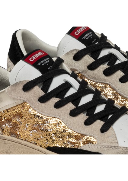 Kadın Sneaker ( Günlük) 21205AA7.51 Crime London Chelsea Gold