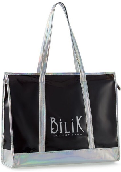 Şeffaf Siyah Kadın Plaj Çantası Beach First fiyatları