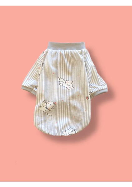 Kedi Desenli Köpek T-Shirt fiyatları