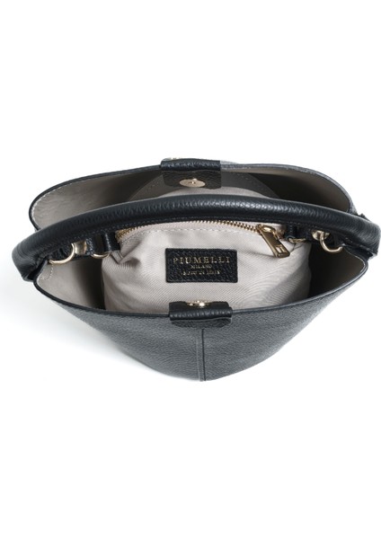 Kadın Omuz Çantası Loana M Piumelli Milano Bag D28 Black