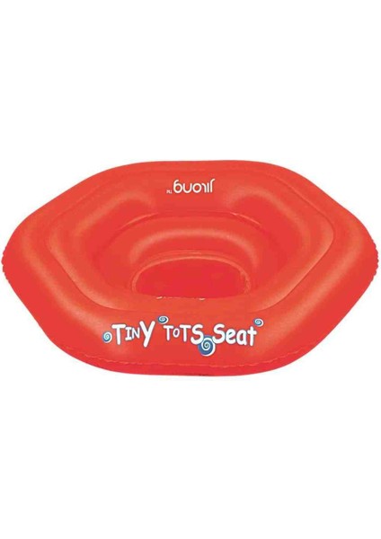 70 cm Kırmızı Baby Float Oturaklı Kalın Kumaş Simit