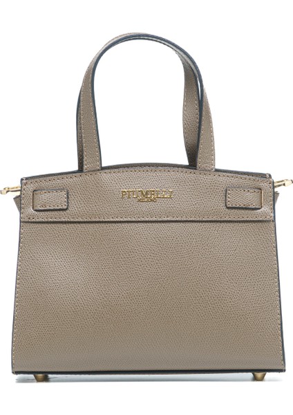 Kadın Omuz Çantası Marta S Piumelli Milano Bag P609 Dark Taupe