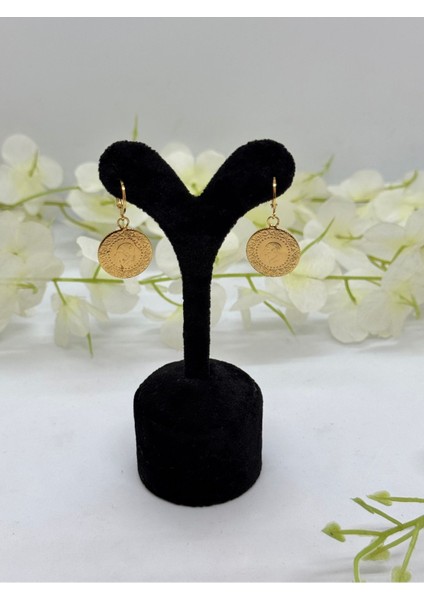 22 Ayar Altın Kaplama Tuğralı Set LVD502