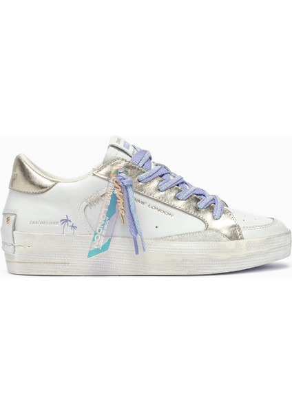 20132PP7 Kadın Sneaker ( Günlük) 20134PP7.10 Crime London Sk8 Deluxe Heel C08L White