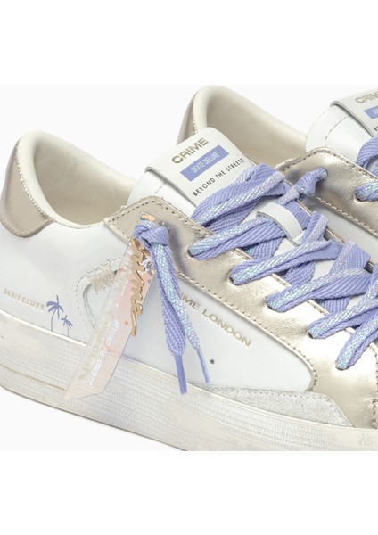20132PP7 Kadın Sneaker ( Günlük) 20134PP7.10 Crime London Sk8 Deluxe Heel C08L White