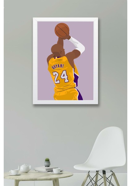 Kobe Bryant Çerçeveli Tablo - Basketbol Nba Posteri Tablo fiyatları