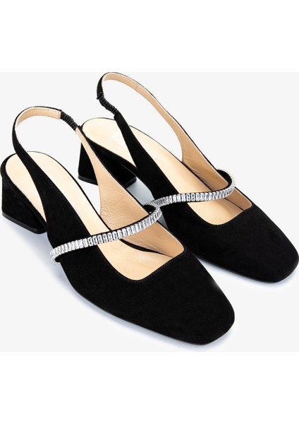 Kadın Hakiki Deri Siyah Süet Topuklu Ayakkabı 1027 254 Bn Ayk Y25 Sıyah Suet fiyatları