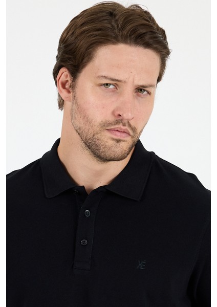 Erkek Polo Yaka Kısa Kollu T-Shirt – %95 Pamuk %5 Elastan – Esnek, Şık ve Rahat Erkek Tişört 0001 fırsatları