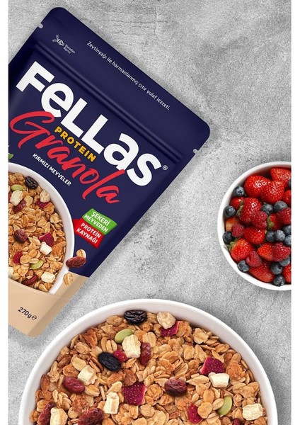 Protein Granola - Kırmızı Meyveler 270 G fiyatları