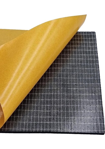 Metcompany 9mm 60X100CM Yapışkanlı Oto Karavan Ev Ses Akustik Kauçuk Yalıtım