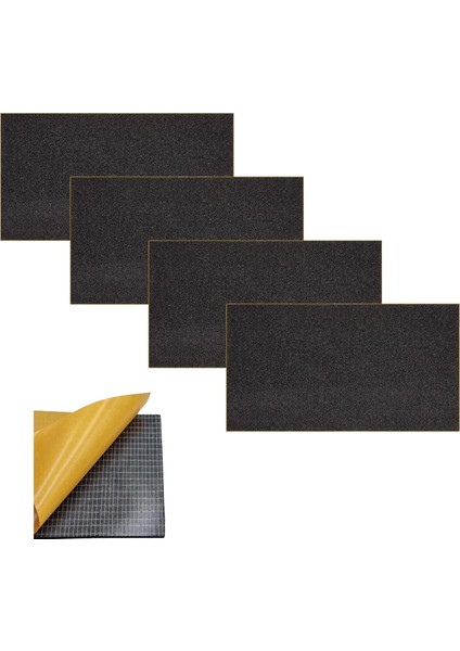 Metcompany 9mm 60X100CM Yapışkanlı Oto Karavan Ev Ses Akustik Kauçuk Yalıtım