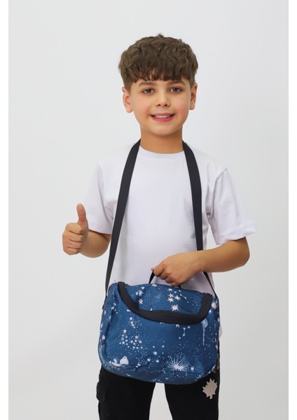 Termal Beslenme Çantası – Tek Gözlü, Ayarlanabilir Omuz Askılı, Isı Yalıtımlı, Anaokulu & Ilkokul