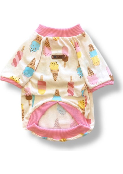 Luli Cream Köpek T-Shirt