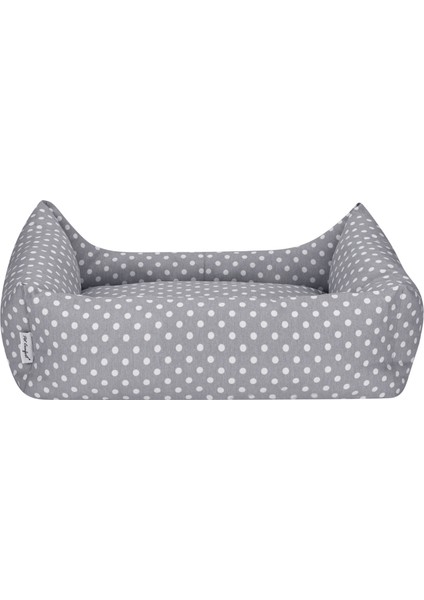 Uniform Gri Puyeli Köpek Yatağı M 60X70CM Sptgl modelleri