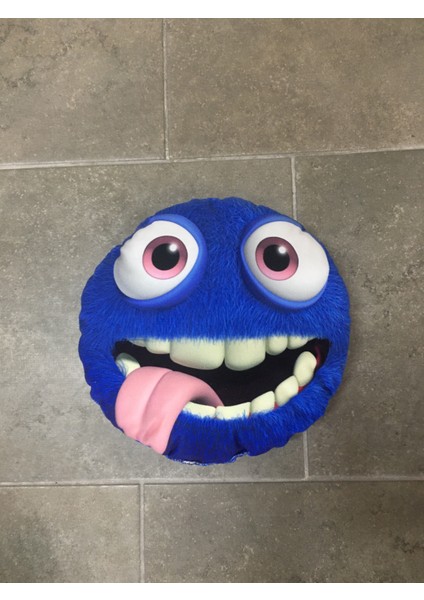 Emoji Esprili Oyuncak 25 Cm yuvarlak yastık
