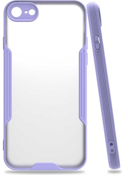 Apple iPhone Se 2020 Uyumlu Kılıf 0,2mm Ultra Ince Kamera Lensi Korumalı