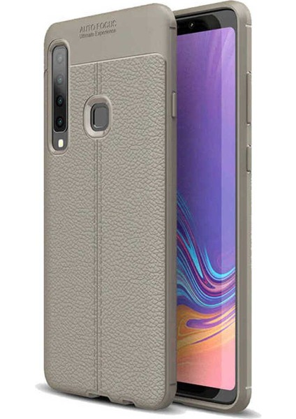 Samsung Galaxy A9 2018 Uyumlu Deri Görünümlü Kılıf