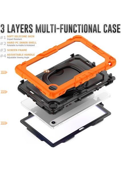 Lenovo Tab 10.1 TB-311XU/FU Için Silikon Hibrit Pc Kılıfı (Yurt Dışından) modelleri