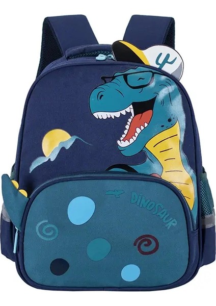 Anaokulu Okul Çantası Karikatür Dinozor Bebek Erkekler Sırt Çantaları Okul Öncesi Çocuklar Için Satchel 2-6 Yıl Sevimli Okul Çantası Mochila Escolarcolor: Yeşil (Yurt Dışından)