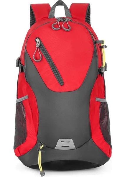 40L Büyük Kapasiteli Sıradan Sırt Çantası Erkekler/kadınlar Su Geçirmez Dizüstü Torba Yürüyüş Sporları Sırt Çantası Bisiklet Seyahat Çantası Okulu Backpackcolor: Kırmızı (Yurt Dışından)