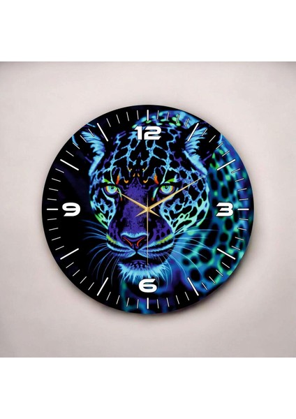 Renkli Baskı Hayvan Desenli Sayılı Hediyelik Ahşap Sessiz Duvar Saati 45CM fiyatları