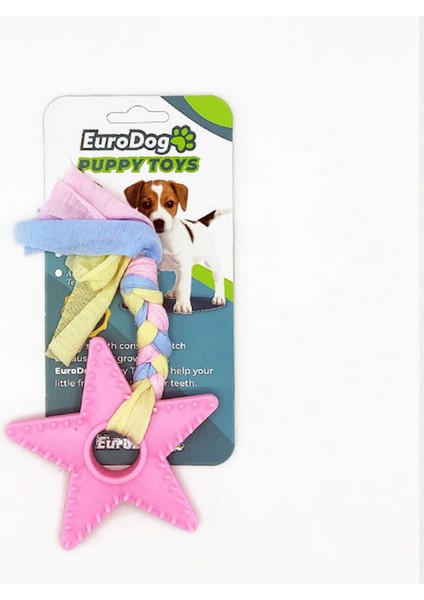 Puppy Toys Pembe Yıldız Diş Kaşıma
