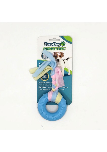 Puppy Toys Mavi Ufak Halka Diş Kaşıma