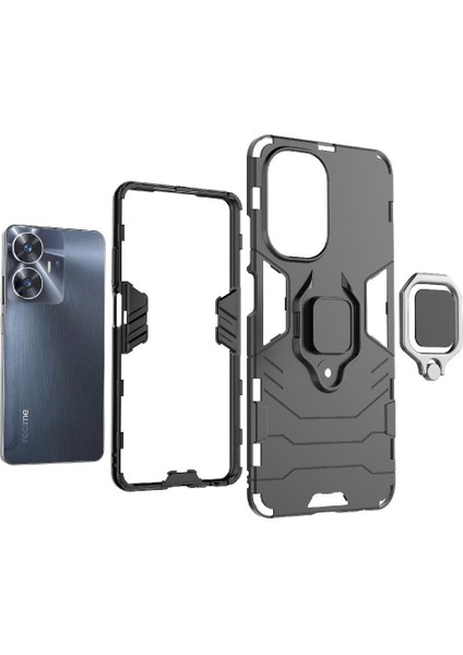 Realme C55 Kickstand 360 &deg; Dönen Halka Askeri Damla Koruma Için Kılıf (Yurt Dışından) fırsatları