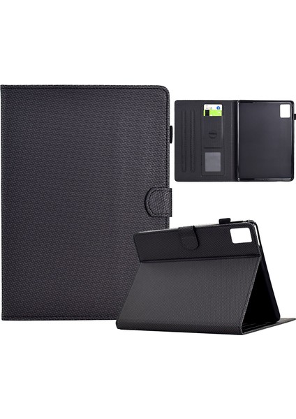 Tablet Koruyucu Kılıf Lenovo Tab M11 11 Inç TB330FU 2024 Kılıf Ince Pu Deri Çoklu Açı Standlı Flip Kılıf Kart Yuvası ve Otomatik Uyandırma/uyku Kapağı (Yurt Dışından)