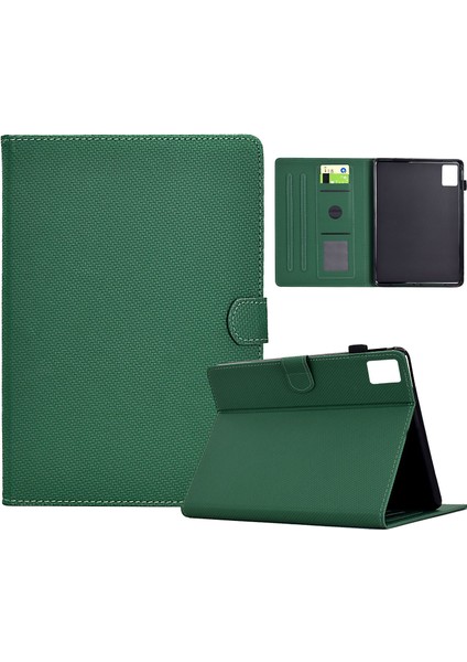 Tablet Koruyucu Kılıf Lenovo Tab M11 11 Inç TB330FU 2024 Kılıf Ince Pu Deri Çoklu Açı Standlı Flip Kılıf Kart Yuvası ve Otomatik Uyandırma/uyku Kapağı (Yurt Dışından)