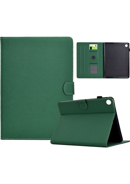 Tablet Koruyucu Kılıf Samsung Galaxy Tab A9+/a9 Plus 11 Inç 2024 (SM-X210/X216/X218) Kılıf Ince Pu Deri Çoklu Açı Standlı Flip Kılıf Kart Yuvası ve Otomatik Uyandırma/uyku Kapağı (Yurt Dışından)