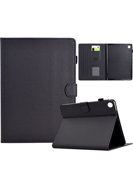 Tablet Koruyucu Kılıf Samsung Galaxy Tab A9 8.7 Inç 2023 Model (SM-X110/X115/X117) Kılıf Ince Pu Deri Çoklu Açı Standlı Flip Kılıf Kart Yuvası Kapağı (Yurt Dışından)