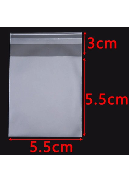 100PCS Şeffaf Buzlu Opp Çantası 5.5cm 7cm 8cm 10CM Dıy El Yapımı Şeker Kurabiye Hediyesi Için Kendi Kendine Yapışkan Torba Bagscolor: 5.5x5.5cm/boyut: 100PCS (Yurt Dışından)