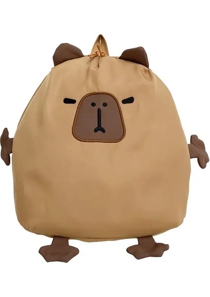 Sırt Çantası, Okul Çantası, Kolej Kızı, Sevimli Kapibala Sırt Çantası, Sevimli, Çirkin, Sevimli, Modaya Uygun, Capya Sırt Çantası, Okul Mevsimi: Pembe Küçük (Yurt Dışından)