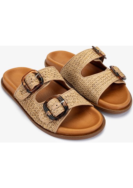 Kadın Deri Tekstil Bej Düz Terlik 1146 27088 Bn Trlk Y25 Cappuccıno fiyatları