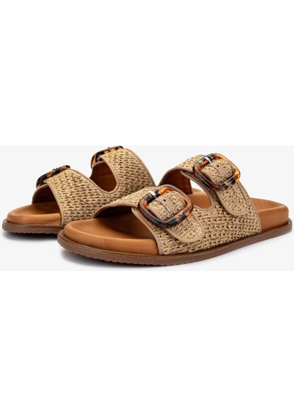 Kadın Deri Tekstil Bej Düz Terlik 1146 27088 Bn Trlk Y25 Cappuccıno fırsatları