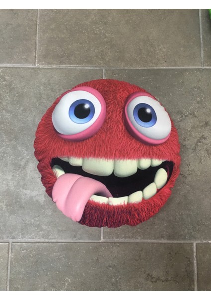 Emoji Esprili Oyuncak 25 cm yuvarlak yastık