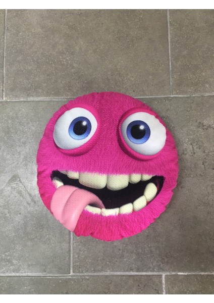 Esprili Emoji Oyuncak 25 cm yuvarlak yastık