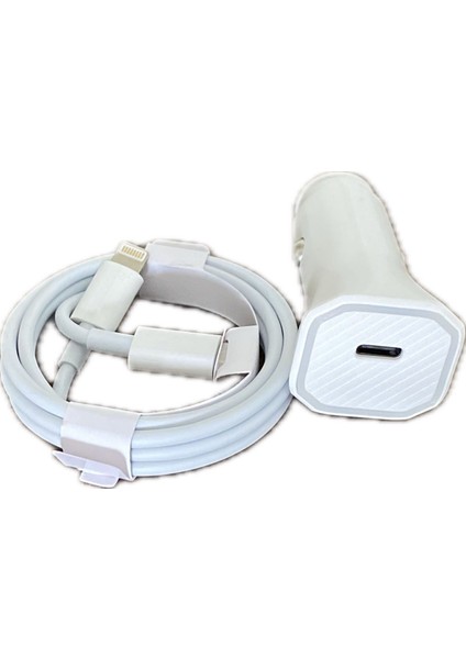 Iphone Uyumlu 20W Araç Çakmaklık Şarj Aleti 11-12-13-14 Ligtning Tüm Telefonlara Uyumlu Type-C Çıkış