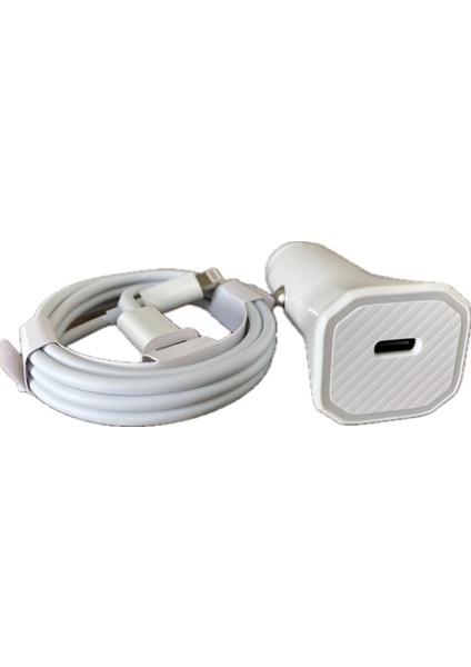 Iphone Uyumlu 20W Araç Çakmaklık Şarj Aleti 11-12-13-14 Ligtning Tüm Telefonlara Uyumlu Type-C Çıkış fırsatları